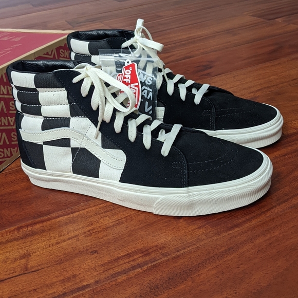 Vans Other - VANS SK8-HI SKATE OVER SIZE CHECKERBOARD SHOES MENS SIZE 11 NWT ❤️